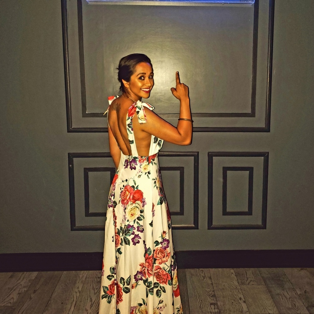 Gorgeous long floral dress